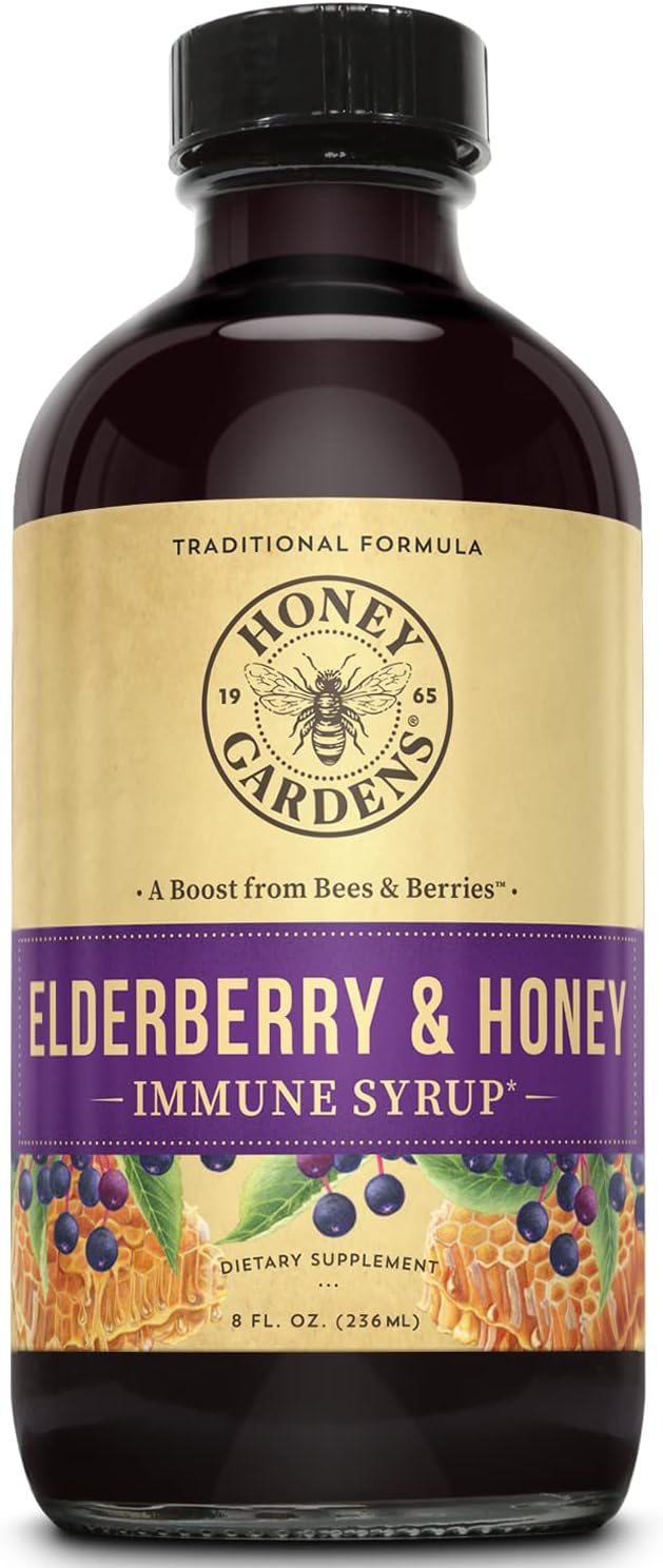 Honey Gardens Elderberry Syrup 8oz