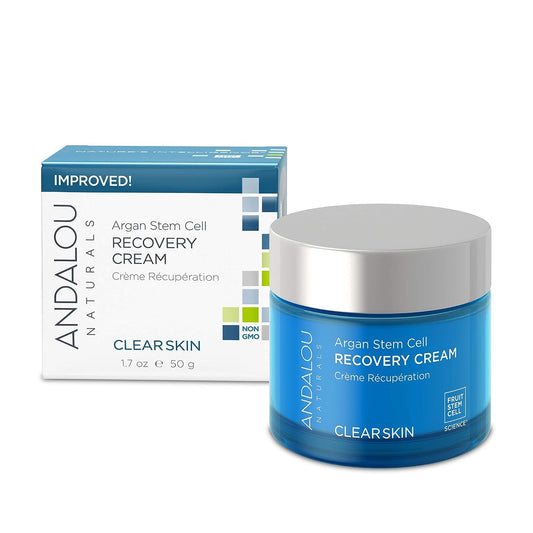 Andalou Clear Skin Argan Stem Cell Recovery Cream 1.7oz
