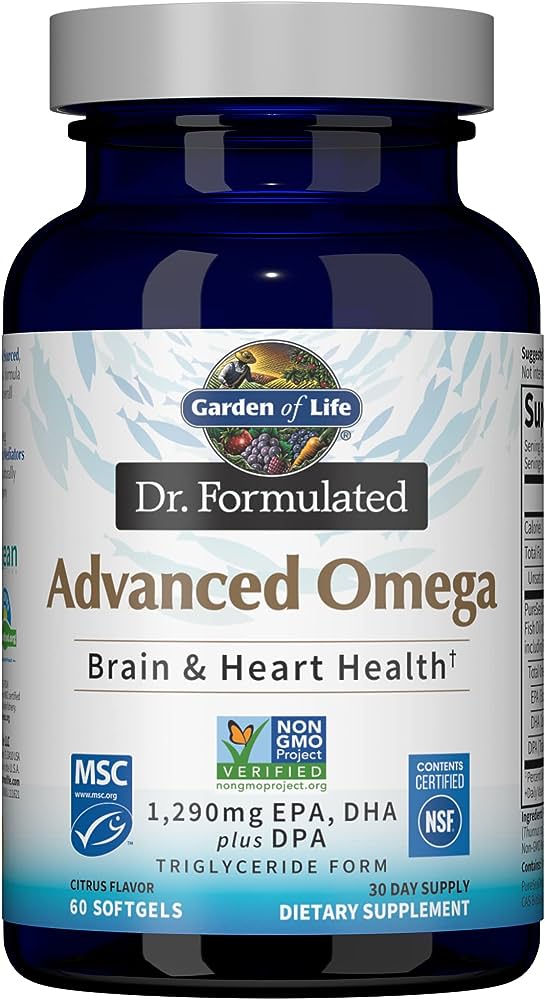 Garden of Life Dr Formulated Advanced Omega 60sfg