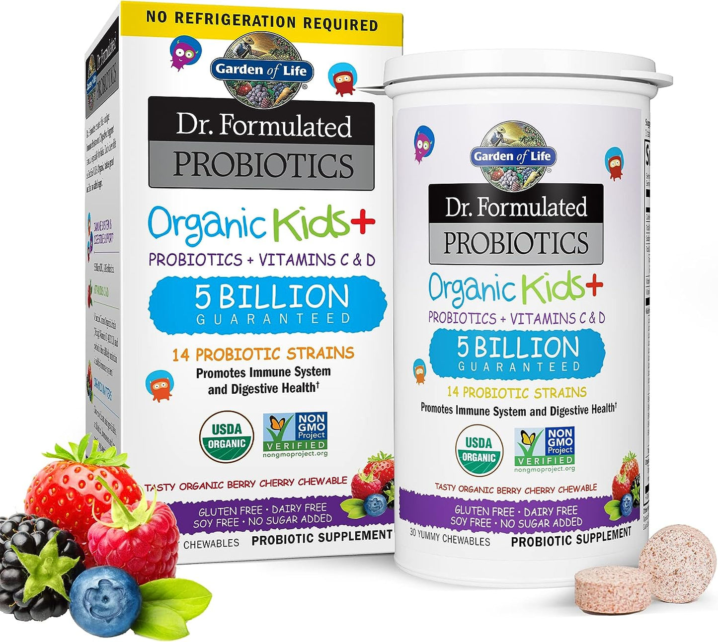 Garden of Life Dr Formulated Probiotic Kids Berry 30chew