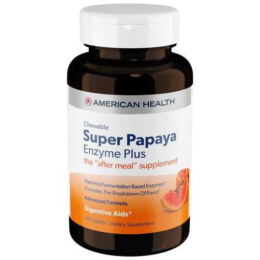 American Health Super Papaya Enzyme Plus 180wfrs