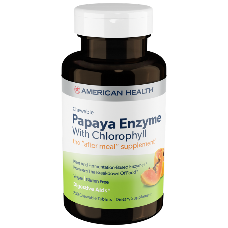 American Health Papaya Enzyme with Chlorophyll 250wfrs