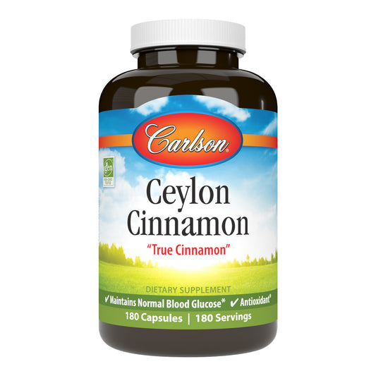 Carlson Ceylon Cinnamon  180cap